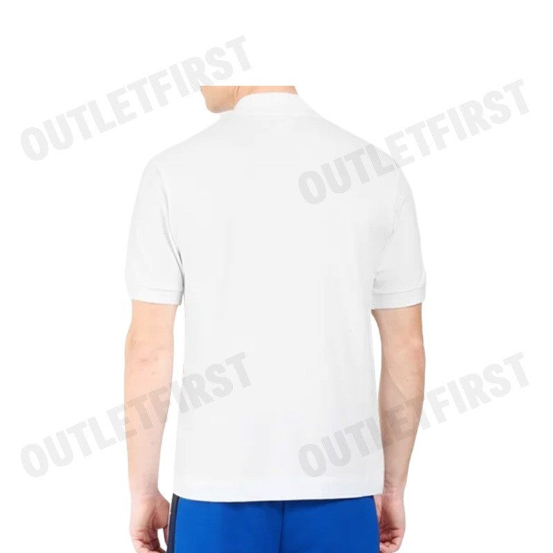 LACOSTE รุ่น MEN'S CONTRAST PLACKET AND CROCODILE BADGE POLO CODE: PH1465 10 001 เสื้อโปโล เสื้อโปโลแขนสั้น