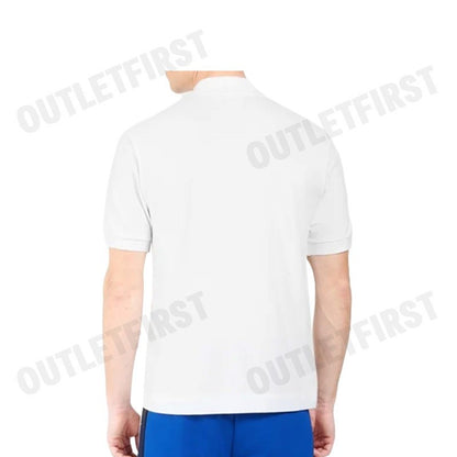LACOSTE รุ่น MEN'S CONTRAST PLACKET AND CROCODILE BADGE POLO CODE: PH1465 10 001 เสื้อโปโล เสื้อโปโลแขนสั้น