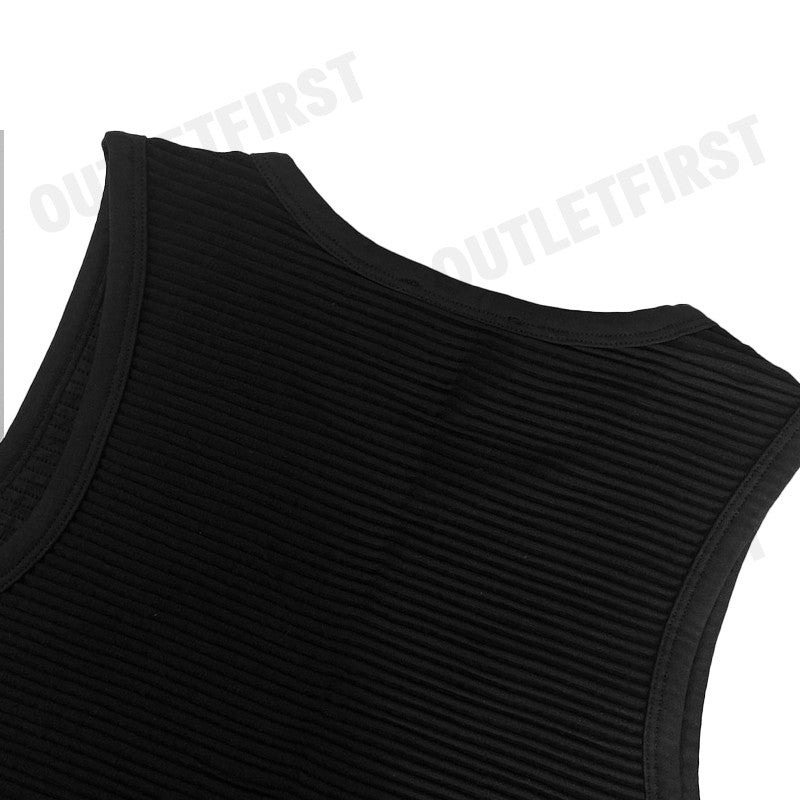 DKNY รุ่น SLEEVELESS SEAMLESS TOP CODE: P4ASAN93 BLK เสื้อกล้ามแขนกุด เสื้อกล้ามลูกฟูก เสื้อกล้ามผู้หญิง