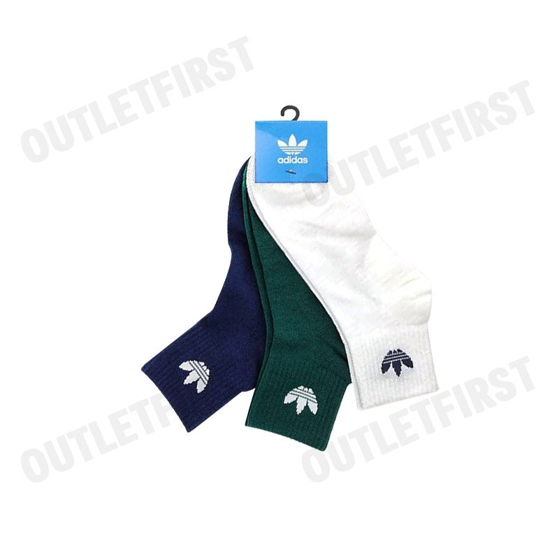 ADIDAS รุ่น MID-CALF SOCKS (3 PAIRS) CODE: IL5028 ถุงเท้า ถุงเท้าข้อยาว ถุงเท้าUnisex