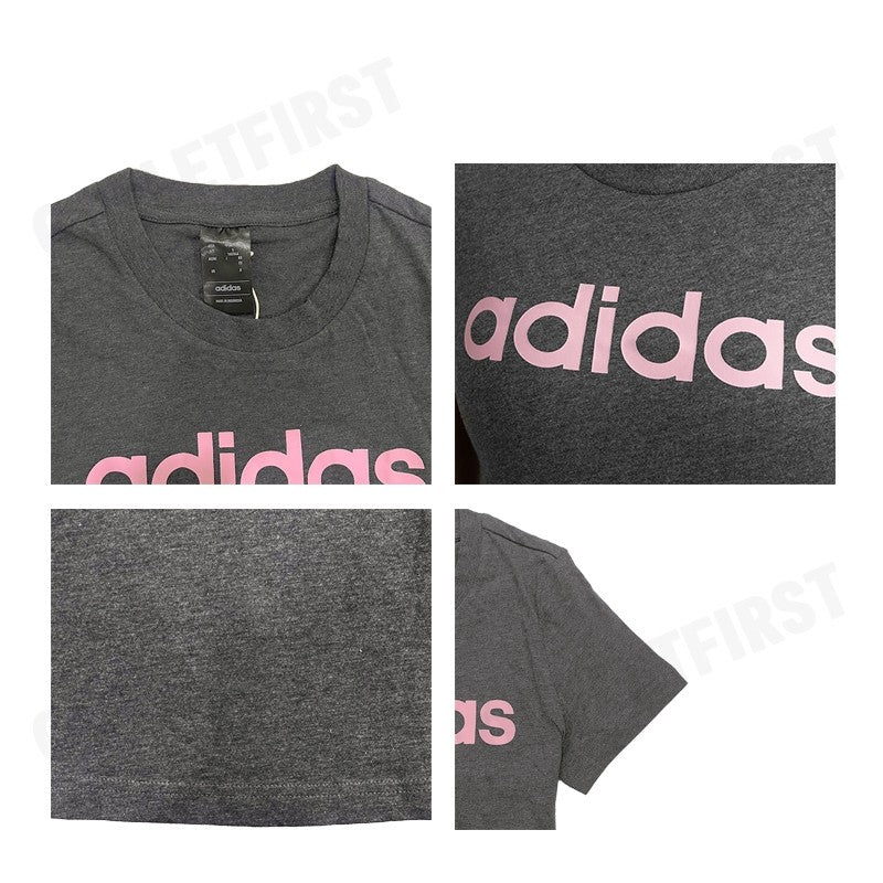 ADIDAS รุ่น ESSENTIALS LINEAR SLIM TEE CODE: DX2546 เสื้อยืดคอกลม เสื้อยืดแขนสั้น เสื้อยืดผู้หญิง