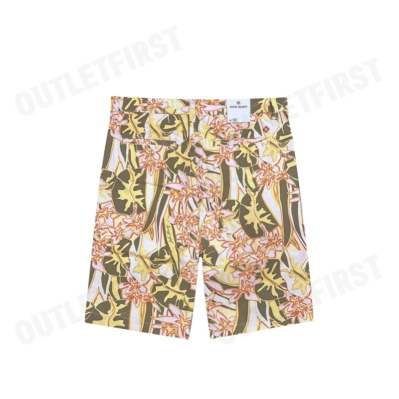 JOHN HENRY รุ่น MEN'S COTTON OCEAN SHORTS (MULTICOLOR) CODE: JH S224MSHSM01 กางเกงขาสั้น กางเกงขาสั้นผู้ชาย กางเกง