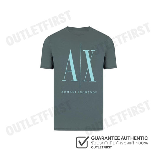 ARMANI EXCHANGE รุ่น ICON LOGO PRINT REGULAR FIT T-SHIRT CODE: 8NZTPA ZJH4Z 1888 เสื้อยืดคอกลม เสื้อยืดแขนสั้น