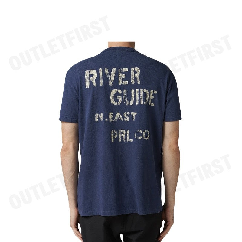 POLO RALPH LAUREN รุ่น  CLASSIC FIT JERSEY GRAPHIC T-SHIRT CODE : 710920305001 เสื้อยืดคอกลม เสื้อผู้ชาย เสื้อยืด