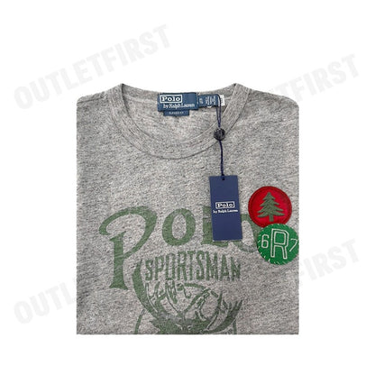 POLO RALPH LAUREN รุ่น  CLASSIC FIT POLO SPORTSMAN T-SHIRT CODE : 710920510001 เสื้อยืดคอกลม เสื้อผู้ชาย เสื้อยืด