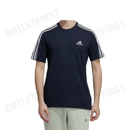 ADIDAS รุ่น  ESSENTIALS 3-STRIPES TEE CODE : GL3734 เสื้อยืดคอกลม  เสื้อผู้ชาย เสื้อยืด