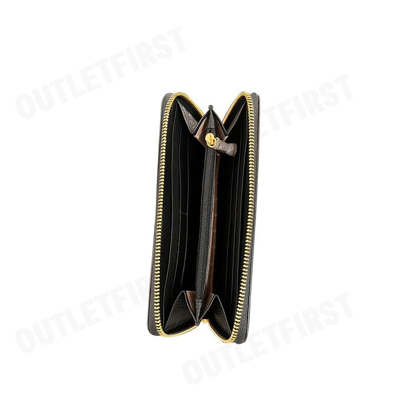 DAKS รุ่น  House Check Flower Long Wallet  Code: WWEG312S1BLLN กระเป๋าสตางค์ใบยาว กระเป๋าผู้หญิง กระเป๋าแฟชั่น