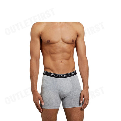 POLO RALPH LAUREN รุ่น  CLASSIC STRETCH-COTTON TRUNK 3-PACK CODE: 714859273001 กางเกงชั้นในผู้ชาย กางเกงบ๊อกเซอร์