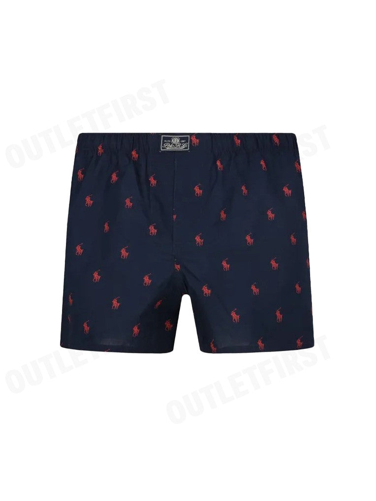 POLO RALPH LAUREN รุ่น  CLASSIC COTTON BOXER 3-PACK CODE: 714910655001 กางเกงชั้นในผู้ชาย กางเกงบ๊อกเซอร์ กางเกงผู้ชาย