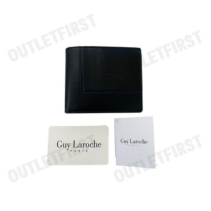 GUY LAROCHE รุ่น MEN'S LOGO WALLET CODE: BW31101W2BL กระเป๋าสตางค์ กระเป๋าสตางค์ผู้ชาย กระเป๋าสตางค์ใบสั้น