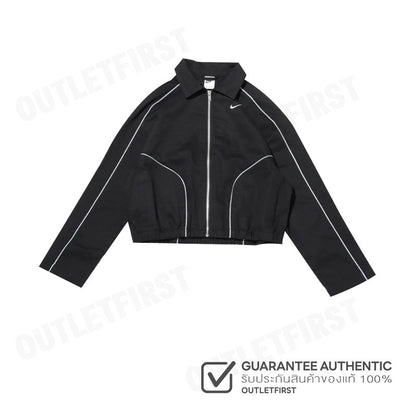 NIKE รุ่น SPORTSWEAR WOMEN'S WOVEN JACKET CODE: FN1941 010 เสื้อแจ็คเก็ตแขนยาว เสื้อแจ็คเก็ตผู้ชาย เสื้อแขนยาว