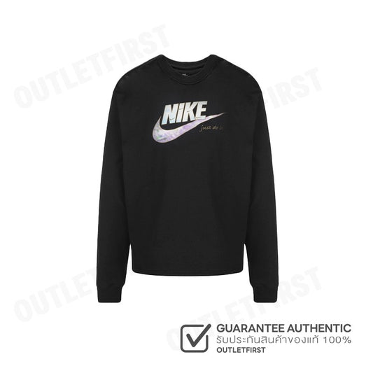NIKE รุ่น WOMEN NIKE LONG-SLEEVE TEE CODE: DV9946 010 เสื้อยืดแขนยาว เสื้อแขนยาว เสื้อยืดแขนยาวผู้หญิง