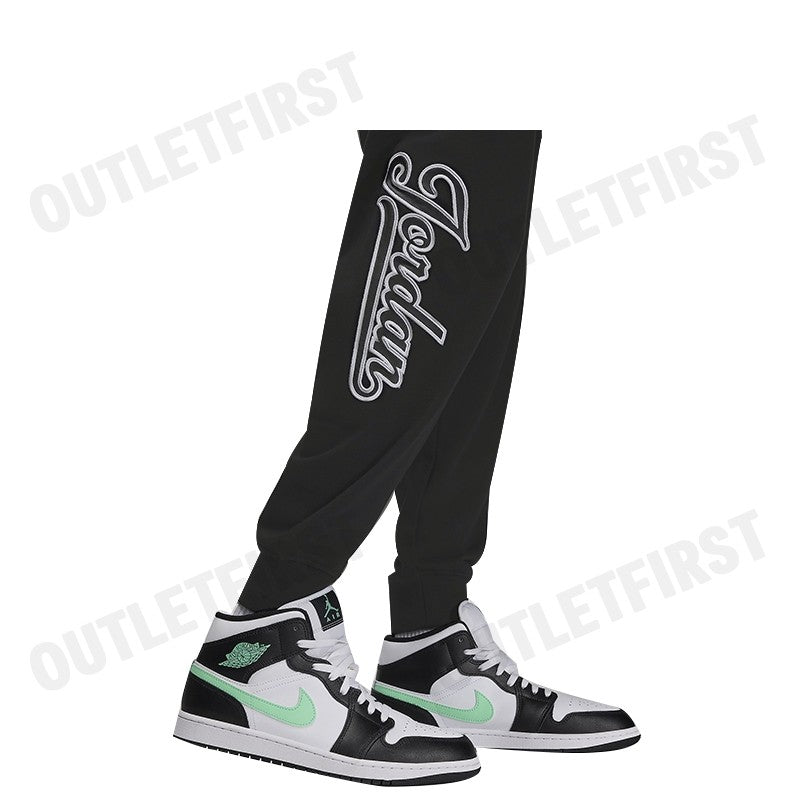 NIKE รุ่น JORDAN FLIGHT MVP MEN'S LIGHTWEIGHT FLEECE TROUSERS CODE: FN4669 010 กางเกงลำลองขายาว กางเกงขายาวผู้ชาย กางเกง