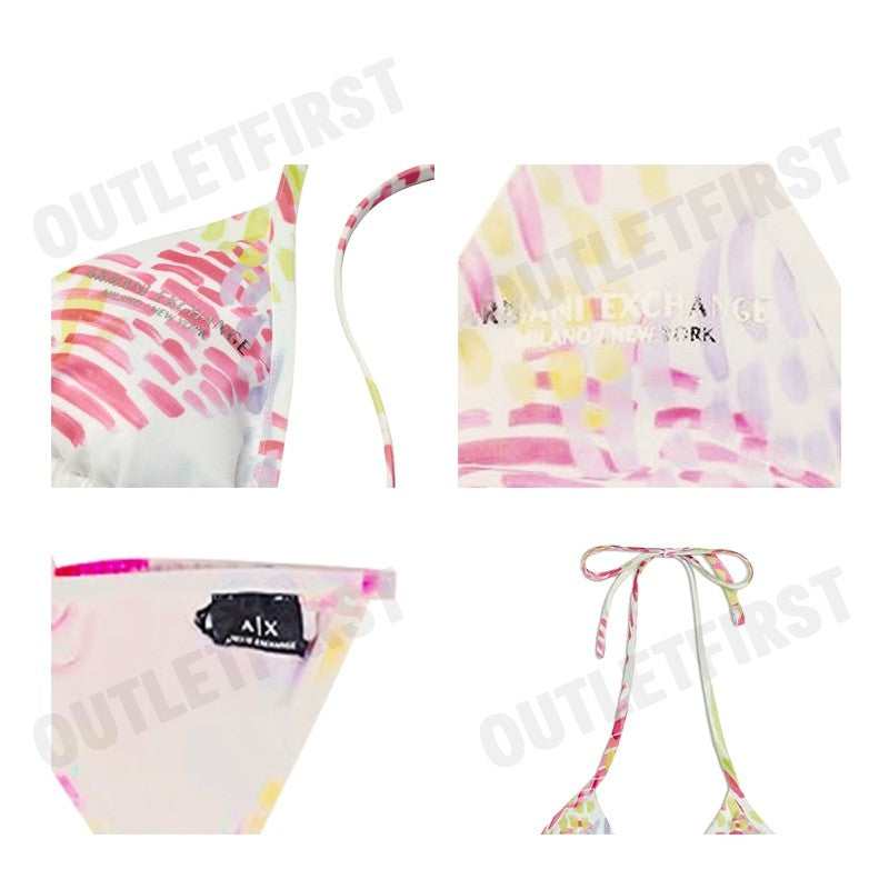 ARMANI EXCHANGE รุ่น TRIANGLE BRA BIKINI TOP CODE: 943073 4R601 09777 บิกินี่ ชุดว่ายน้ำ ชุดว่ายน้ำวันพีช