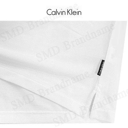 CALVIN KLEIN รุ่น MEN'S SHORT SLEEVED POLO SHIRT CODE: 40BC219 YAA เสื้อโปโล เสื้อโปโลแขนสั้น เสื้อโปโลผู้ชาย