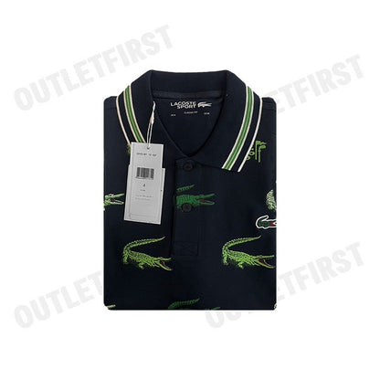 LACOSTE รุ่น MEN’S LACOSTE GOLF CROCODILE PRINT POLO SHIRT CODE: DH5181 10 XIF เสื้อโปโล เสื้อโปโลผู้ชาย เสื้อแขนสั้น