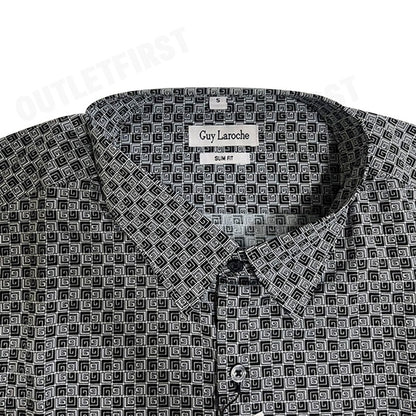 GUY LAROCHE รุ่น LOGO LONG SLEEVES SHIRT CODE: BAB5208S3BL เสื้อเชิ้ตแขนยาว เสื้อเชิ้ตผู้ชาย เสื้อเชิ้ต