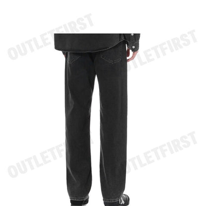 CALVIN KLEIN JEANS รุ่น MEN'S 90S STRAIGHT FIT JEANS DENIM CODE: J325047 1BY กางเกงยีนส์ขายาว กางเกงยีนส์ผู้ชาย