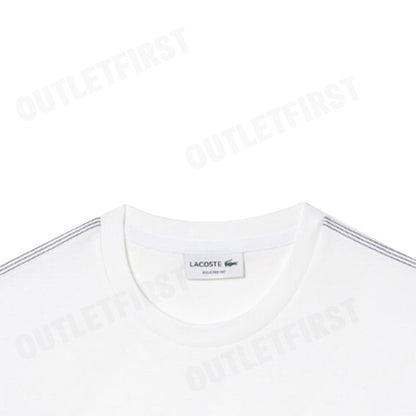 LACOSTE รุ่น MEN'S LACOSTE VINTAGE PRINT ORGANIC COTTON T-SHIRT CODE: TH5440 10 001 เสื้อยืดคอกลม เสื้อยืดแขนสั้นผู้ชาย