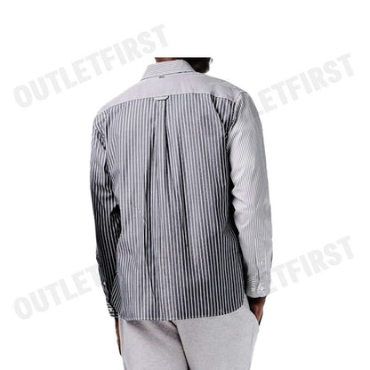 LACOSTE รุ่น RELAXED FIT BIG CROC STRIPE SHIRT CODE: CH0535 10 522 เสื้อเชิ้ตแขนยาว เสื้อเชิ้ตลายทาง เสื้อเชิ้ต