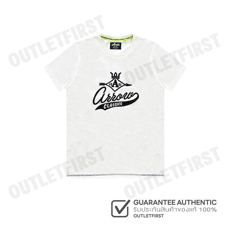 ARROW รุ่น CLASSICS COTTON T-SHIRT CODE: MTCM907W2CSWH เสื้อยืดคอกลม เสื้อยืดผู้ชาย เสื้อยืดแขนสั้น