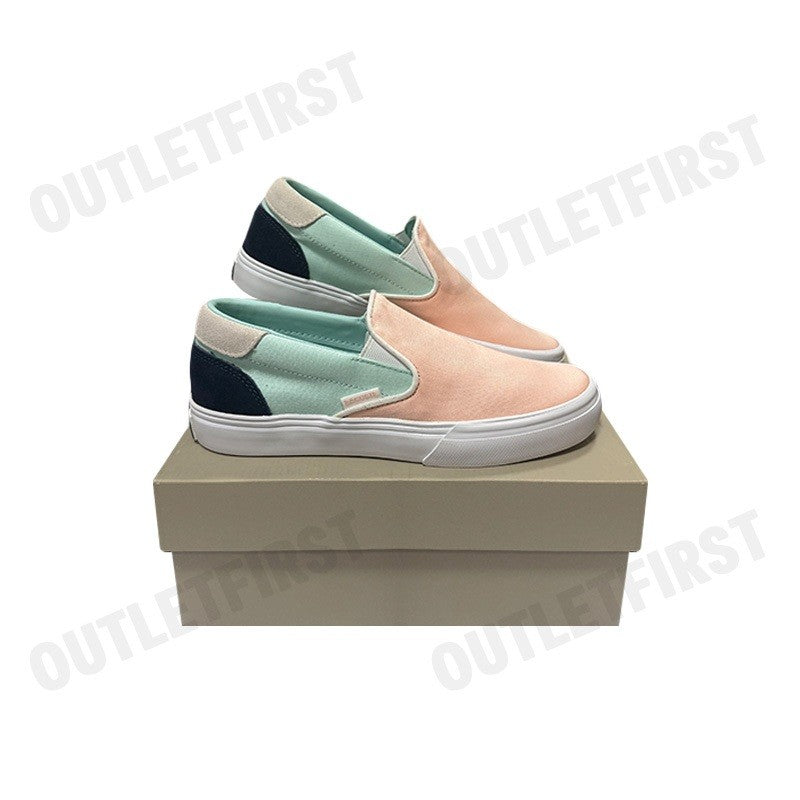 LACOSTE รุ่น JUMP SERVE SLIP 09221 CANVAS CODE: 7-43CFA0017ALV รองเท้าผ้าใบ รองเท้าผู้หญิง รองเท้า