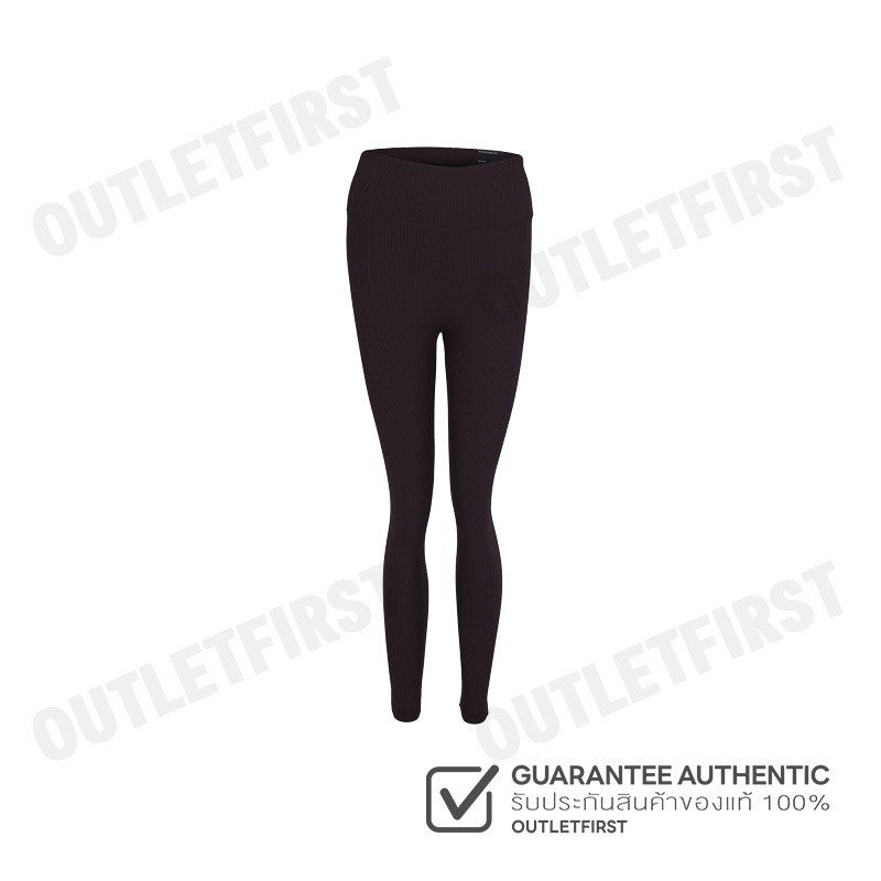 DKNY SPORT รุ่น FITNESS RIB SOLID HIGH WAIST LEGGINGS CODE: DP3P3245 CUT กางเกงออกกำลังกาย กางเกงขายาวผู้หญิง กางเกง