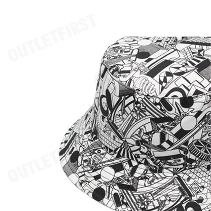 PAUL SMITH รุ่น MEN'S INDUSTRIAL BUCKET HAT CODE: M2A-921DT-M783 หมวกบัคเก็ต หมวกแฟชั่น หมวกลายกราฟิก