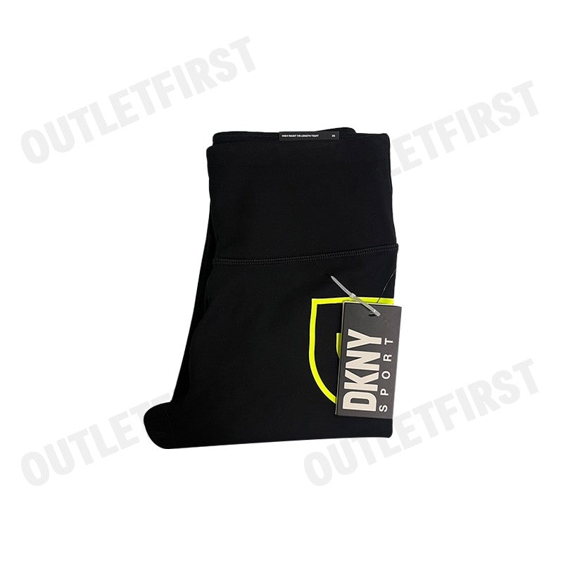 DKNY SPORT รุ่น HIGH WAIST 7/8 EXPLODED LOGO TIGHT CODE: DP3P1960 ZST กางเกงออกกำลังกาย เลกกิ้ง กางเกงขายาวผู้หญิง
