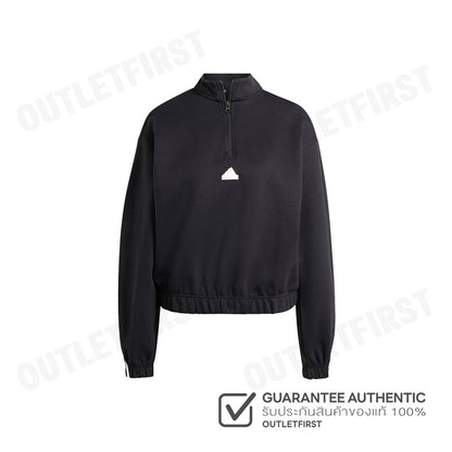 ADIDAS รุ่น FUTURE ICONS THREE STRIPES 1/4 ZIP TOP CODE: IW5244 เสื้อสเวตเตอร์แขนยาว เสื้อสเวตเตอร์ผู้หญิง เสื้อแขนยาว