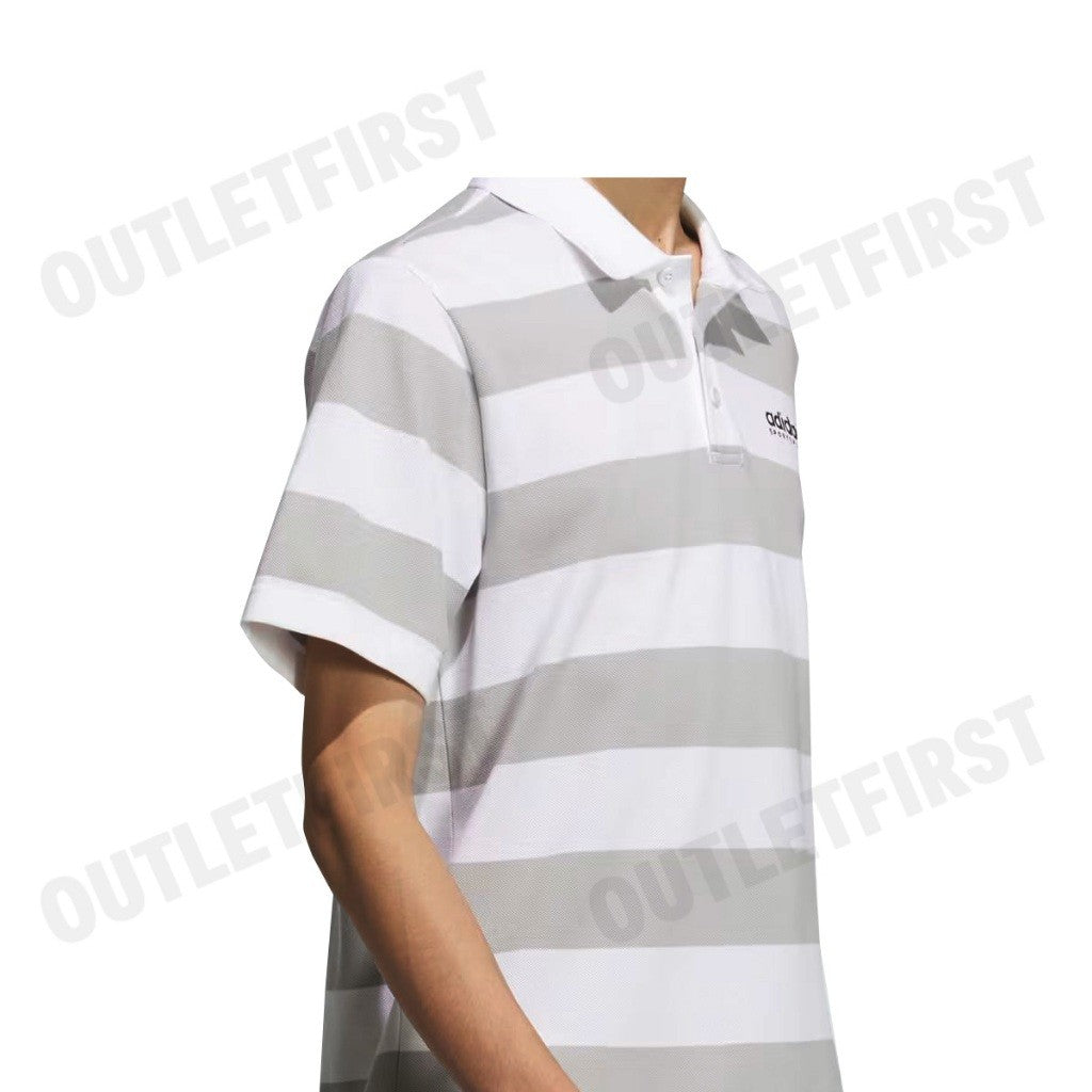 ADIDAS รุ่น PIQUE STRIPE POLO SHIRT CODE: JI9059 เสื้อโปโล เสื้อโปโลแขนสั้น เสื้อโปโลผู้ชาย