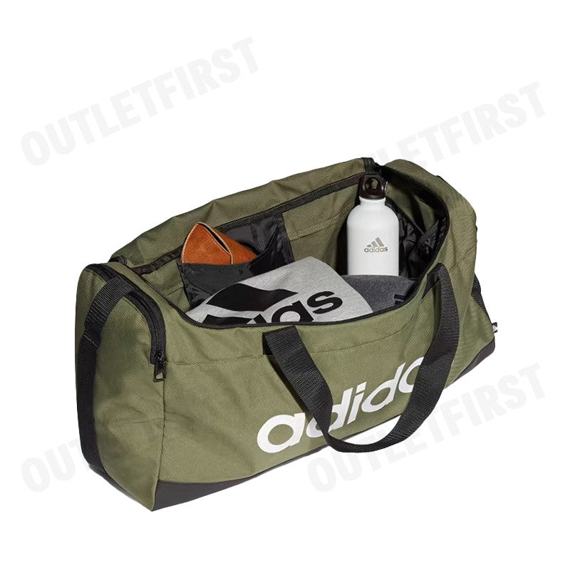 ADIDAS รุ่น  ESSENTIALS LOGO DUFFEL BAG CODE: H35657 กระเป๋าเดินทาง กระเป๋าสะพายข้าง กระเป๋าสะพาย