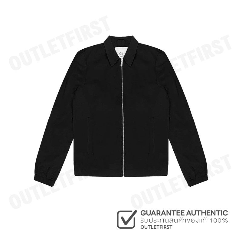 CK CALVIN KLEIN TWILL NYLON BOMBER JACKET