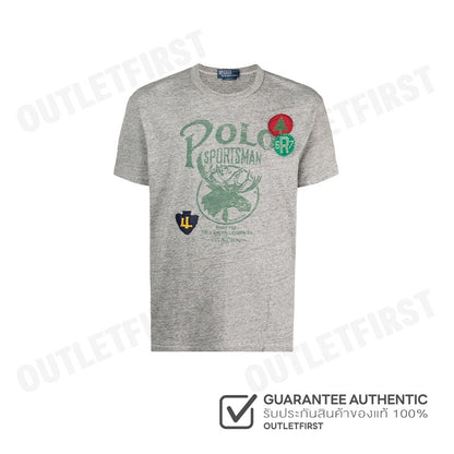 POLO RALPH LAUREN รุ่น  CLASSIC FIT POLO SPORTSMAN T-SHIRT CODE : 710920510001 เสื้อยืดคอกลม เสื้อผู้ชาย เสื้อยืด