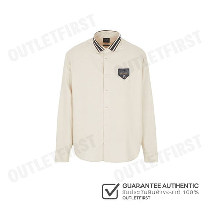 ARMANI EXCHANGE รุ่น  LOOSE FIT FLANNEL SHIRT WITH SNAP BUTTONS CODE: 6RZC22 ZNXWZ 1934 เสื้อเชิ้ตแขนยาว เสื้อผู้ชาย