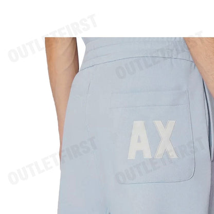 ARMANI EXCHANGE รุ่น  FRENCH TERRY COTTON JOGGER SWEATPANTS CODE: 6RZPKF ZJ1ZZ 15DA กางเกงลำลองขายาว กางเกงขาจั๊ม