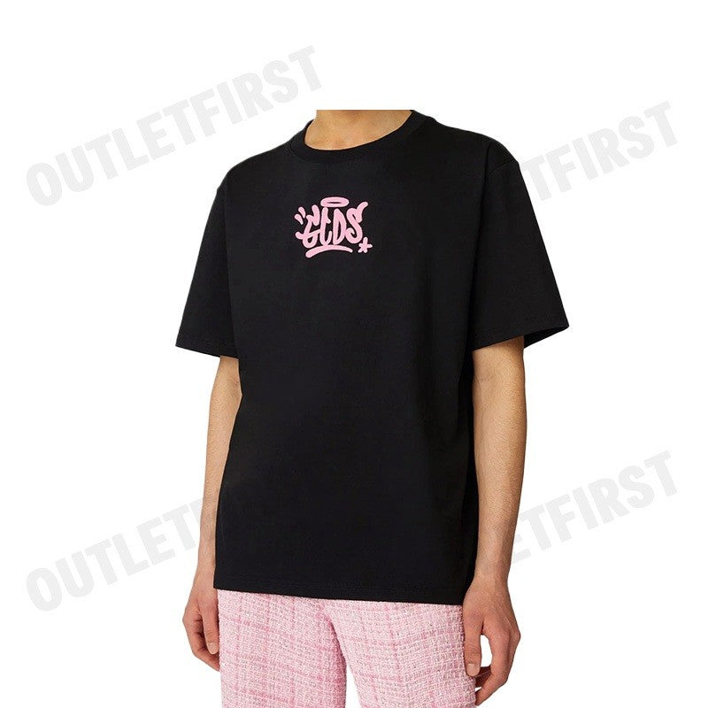 GCDS รุ่น  GRAFFITI T-SHIRT CODE: FW23M130127 เสื้อยืดคอกลม เสื้อผู้ชาย เสื้อยืด