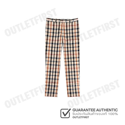 DAKS รุ่น  Women's House Check Cotton Pants Code: GSRR101S9BE3 กางเกงขายาว กางเกงผู้หญิง กางเกงแฟชั่น