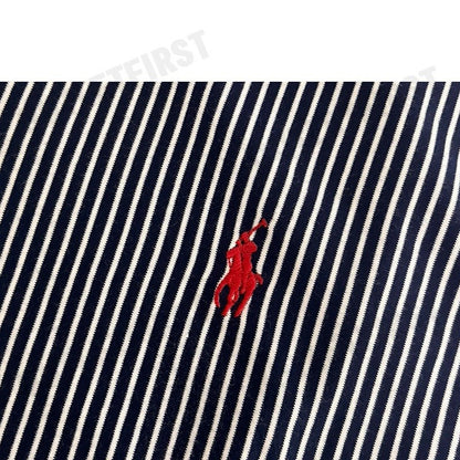 POLO RALPH LAUREN รุ่น  STRIPED LONG-SLEEVE SHIRT CODE: 211633498007 เสื้อเชิ้ตแขนยาว เสื้อผู้หญิง เสื้อเชิ๊ต