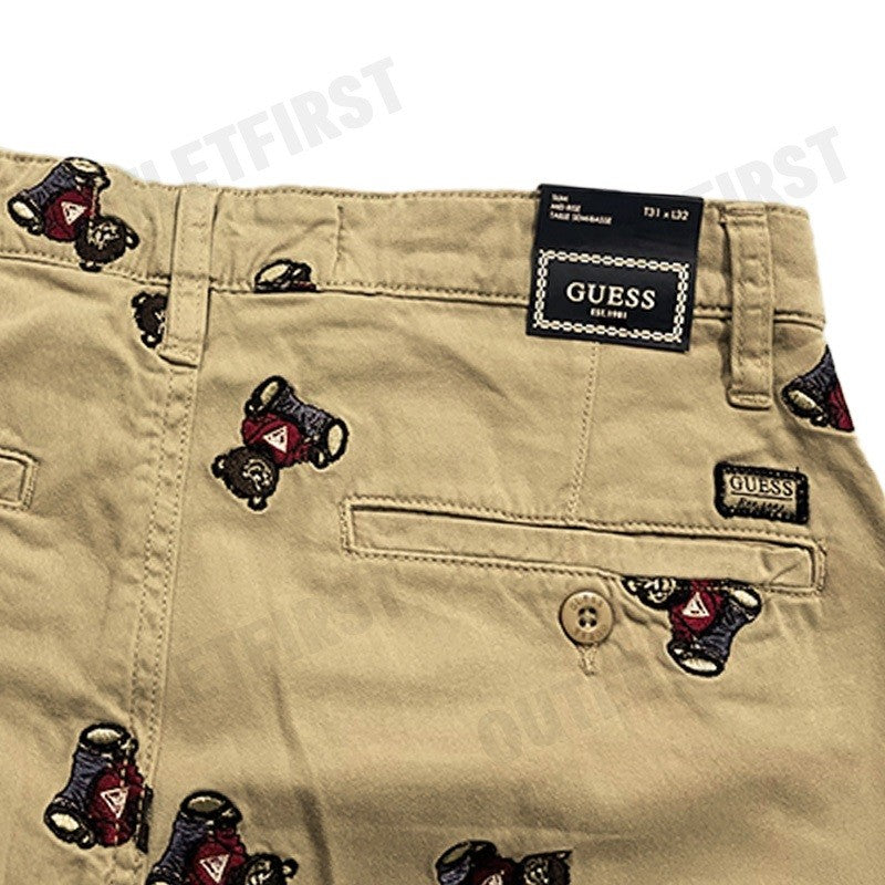 GUESS รุ่น SLIM MID RISE TAILLE SEMI-BASSE CODE: M4RB16WFYRC C1C2 กางเกงยีนส์ กางเกงผู้หญิง กางเกงขายาว