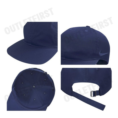 NIKE รุ่น UNSTRUCTURED FLAT-BILL CAP CODE: FN4405 410 หมวกแก็ป หมวกแฟชั่น หมวกเบสบอล