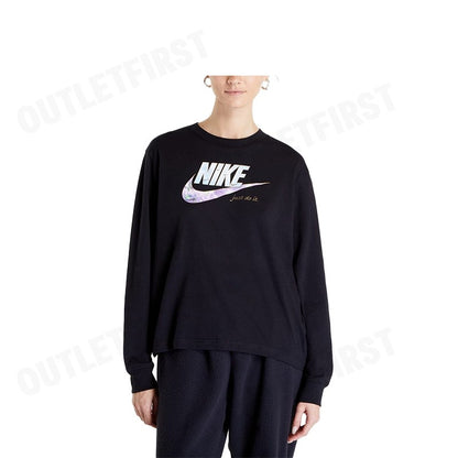 NIKE รุ่น WOMEN NIKE LONG-SLEEVE TEE CODE: DV9946 010 เสื้อยืดแขนยาว เสื้อแขนยาว เสื้อยืดแขนยาวผู้หญิง