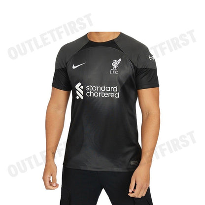 NIKE รุ่น MENS AWAY GOALKEEPER STADIUM JERSEY 22/23 CODE: DJ7681 061 เสื้อยืดคอกลม เสื้อยืดผู้ชาย เสื้อกีฬา