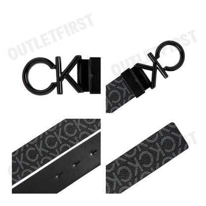 CALVIN KLEIN รุ่น RECYCLED REVERSIBLE LOGO BELT CODE: ZM02642 01R เข็มขัด เข็มขัดหนัง เข็มขัดผู้ชาย