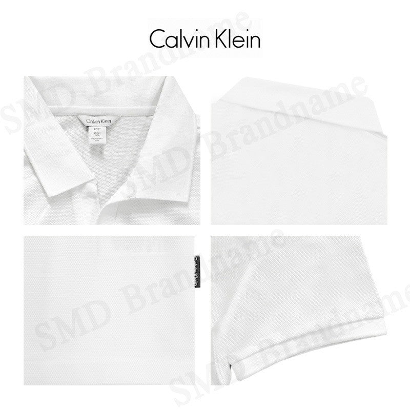 CALVIN KLEIN รุ่น MEN'S SHORT SLEEVED POLO SHIRT CODE: 40BC219 YAA เสื้อโปโล เสื้อโปโลแขนสั้น เสื้อโปโลผู้ชาย