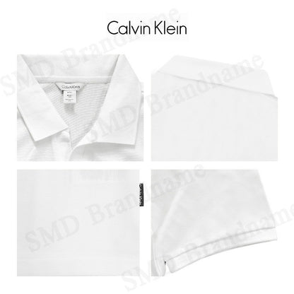 CALVIN KLEIN รุ่น MEN'S SHORT SLEEVED POLO SHIRT CODE: 40BC219 YAA เสื้อโปโล เสื้อโปโลแขนสั้น เสื้อโปโลผู้ชาย