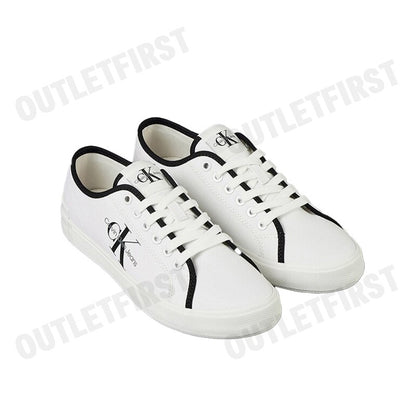 CALVIN KLEIN JEANS รุ่น WOMEN'S CHUNKY CUPSOLE LACE CODE: YW01453 01W รองเท้าผ้าใบ รองเท้าผ้าใบผู้หญิง รองเท้า