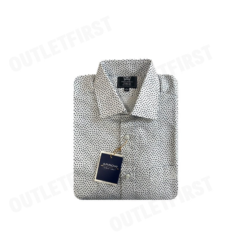 ARROW รุ่น COTTON LONG SLEEVES SHIRT CODE: MACS663W1BSWH เสื้อเชิ้ตแขนยาว เสื้อเชิ้ตผู้ชาย เสื้อเชิ้ตคอปก