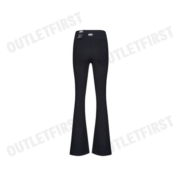 DKNY SPORT รุ่น BALANCE COMPRESSION HIGH WAIST FLARE TIGHT WITH SLIT CODE: DP3P3387 BLK กางเกงออกกำลังกาย กางเกงผู้หญิง