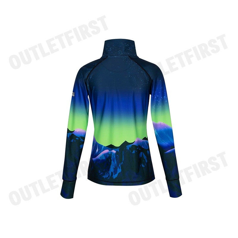 DKNY TECH รุ่น COLD GEAR QUARTER ZIP TOP CODE: DPXT9125 EJU เสื้อสเวตเตอร์แขนยาว เสื้อสเวตเตอร์ผู้หญิง